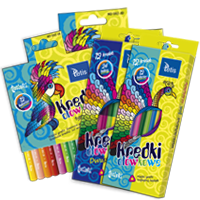 Kredki ołówkowe, Kredki świecowe, Pastele olejne